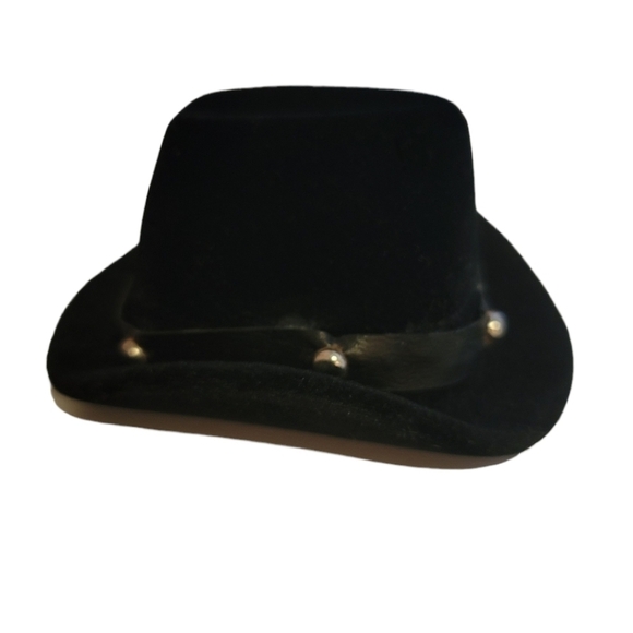 Cubic Zirconia Earrings in a Cowboy Hat - Picture 3 of 10